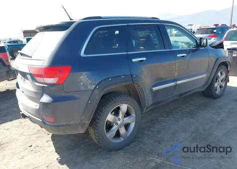 2013 Jeep Grand Cherokee Overland z USA, uszkodzony, nr VIN 1C4RJFCT0DC652134